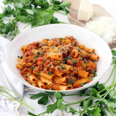 Pasta - Rigatoni Bolognese